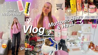 VLOG Haul und Mottowoche🎀letzte Schulwochen in der 13Klasse🫣 [upl. by Manoop]