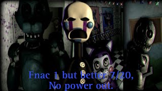 Fnac 1 but better 720 mode no power out [upl. by Zeuqram767]