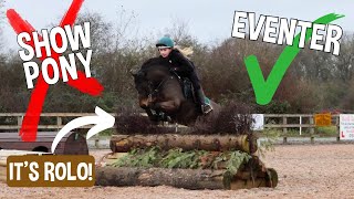 MY 12HH SHOW PONY TURNS INTO AN EVENTER [upl. by Eleon]