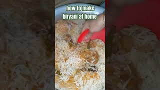 technique to make biryani at home shots shortvideo youtubeshorts foodreview vlogbytonatuni [upl. by Etnoled]