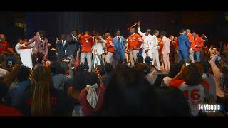 T4 Visuals  Southern University Alpha Sigma Chapter Kappa Alpha Psi Strolling after Probate 2024 [upl. by Drandell]