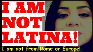 I am Not Latina Calling ourselves latino means genocideMEXICAN EXCELLENCE [upl. by Willet]