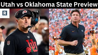 Utah vs Oklahoma State Game Preview  College Football Game Predictions [upl. by Diandre852]