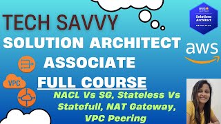 AWS SAA  Lec19  Stateful Vs Stateless  NACL Vs Security Group  NAT Gateway  VPC Peering [upl. by Amlez]