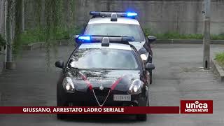 Giussano arrestato ladro seriale [upl. by Suivatnad]