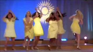 Glee  Halo  walking on sunshine full performance [upl. by Sualocin]