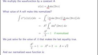 How to Normalize a Wave function in Quantum Mechanics [upl. by Hjerpe]