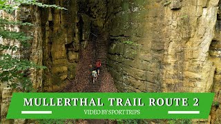 Mullerthal Trail route 2 Echternach wandelen in Luxembourg [upl. by Donavon64]