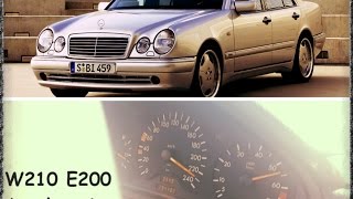 Mercedes W210 E200  136 Hp  Acceleration 0  230 [upl. by Neuberger947]