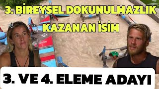 Survivor All Star Bireysel Dokunulmazlık Oyunu 3 Ve 4 Eleme Adayı Belli Oldu [upl. by Tigdirb]