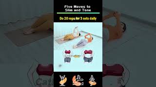 Five Moves to Slim and Tone [upl. by Nwahser]