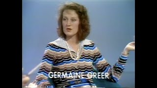 Firing Line with William F Buckley Jr Germaine Greer 22773 quotWomens Liberationquot [upl. by Assedo]