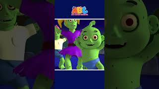 Jump Hop and Dance with Crazy Green Zombies 🧟shorts spooky halloween kidssong [upl. by Cutcliffe928]