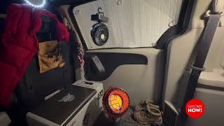 My 2019 Dodge Grand Caravans Epic Heater Setup Im Obsessed With This Lil Hot Wonder [upl. by Sicular]