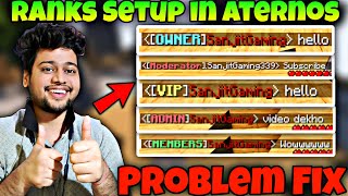 How To Make Ranks in Aternos Server  Luckperms Rank Not Working  How To Make Ranks With Luckperms [upl. by Maurizio156]