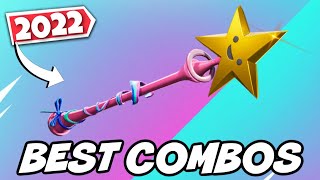 BEST COMBOS WITH STAR WAND PICKAXE 2022 UPDATED  Fortnite [upl. by Walczak]