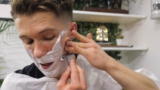 How to Shave with a Safety Razor MÜHLE Shaving tutorial [upl. by Fulvi691]