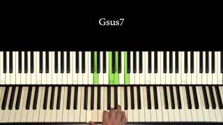 Piano Tutorial 52 Altering the V7 to Vsus7 [upl. by Akilegna]