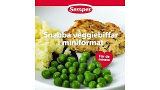 Snabba veggiebiffar i miniformat [upl. by Rosa]