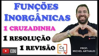 REVISÃO QUÍMICA ENEM  FUNÇÕES INORGÂNICAS  VÍDEO 31 [upl. by Mikkanen]