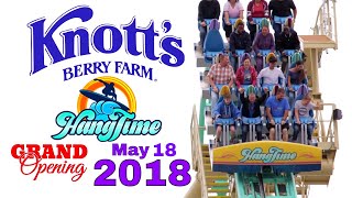 Knotts Berry Farm Hangtime Grand Opening 2018 [upl. by Cheston]