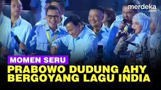 Prabowo Hingga Jenderal Dudung Asik Goyang Lagu India Dinyanyikan Wanita Istimewa [upl. by Basham]