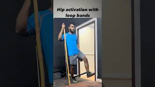 “Get Stronger Hips in Minutes with Loop Band RotationsHipActivationLoopBandWorkoutstronghips [upl. by Llenaj]