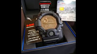 Casio GShock Rangeman GW9400J1BJF Unboxing [upl. by Lalib]