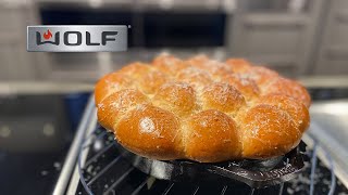 Wolf Speed Oven SPO  Bread Rolls with parm butter glaze easy simple CONVECTION and PROOF [upl. by Ayahsal]