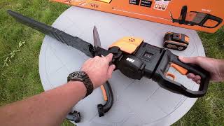 Worx WG284E Cordless Hedge Trimmer  Factsheet  WORX UK [upl. by Meehyr]