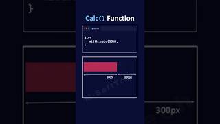 css calc function css3 shorts shortsfeed webdesign webdevelopment coding viralshort html5 [upl. by Inga971]