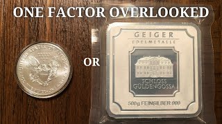 Silver Coins Vs Silver Bars Which is BETTER [upl. by Anauqcaj]