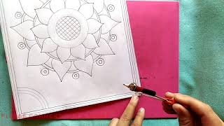 Beautiful Nakshi kantha design109How to draw Nokshi katha নকশী কাথার ডিজাইন नोक्षी कथा डिजाइन [upl. by Mario]