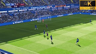 4K  PES 2024 Ultra Realism Graphics amp Sound Mod  Chelsea vs Man City  Premier League  PES 2021 [upl. by Yole]