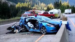 Runaway Semi Truck Hits 20 Vehicles [upl. by Dirk]