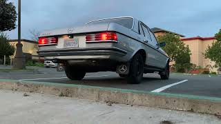 1981 MercedesBenz 280E exhaust rev [upl. by Ellie867]