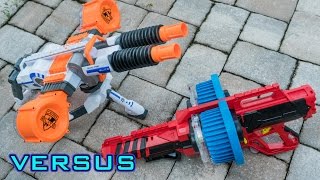 VS Nerf RhinoFire vs BoomCo Colossal Blitz  Which is Better [upl. by Sturrock275]