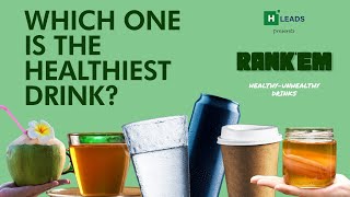 Ranking Drinks From Healthy to Unhealthy  Rankem  healthydrink health [upl. by Ariay]