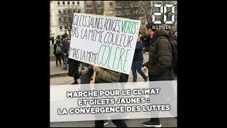 Marche pour le climat  «Lurgence climatique et lurgence sociale cest le même combat» [upl. by Ellecram]