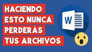 Truco para Nunca Perder Archivos de Word TRUCO DE WORD [upl. by Gnot]