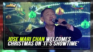 Jose Mari Chan welcomes Christmas season on ‘It’s Showtime’  ABSCBN News [upl. by Blithe]