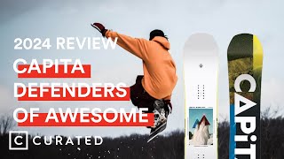 2024 CAPiTA Defenders of Awesome Snowboard Review  Curated [upl. by Irim211]