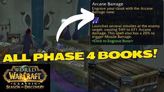 How to Get ARCANE BARRAGE Mage Rune  World of Warcraft Classic Season of Discovery Phase 4 [upl. by Haleehs]