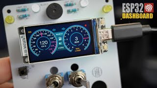 ESP32 Car DashboardController [upl. by Oigile]