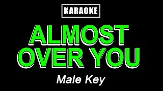 Karaoke  Almost Over You Male Key  Sheena Easton [upl. by Naasah]