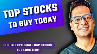 What are the Best Small Cap Stocks for Todays Market [upl. by Eseela]