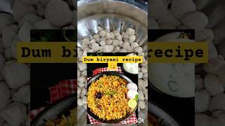 Hyderabadi dum biryani recipe shortfeed viralvideo streetfood ytshorts biriyaniforever 😋🙏 [upl. by Ettebab]