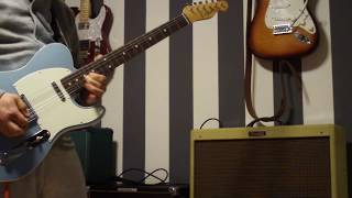 Fender Japan 62 Bound Telecaster Ice Blue Metallic demo [upl. by Adelpho]