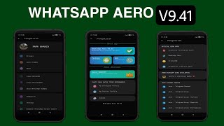 WA MOD AERO TERBARU 2022  WHATSAPP AERO V941 [upl. by Latsirc]