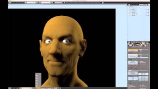 Creating a Realistic Head in Blender  part 04 [upl. by Ayotaj]